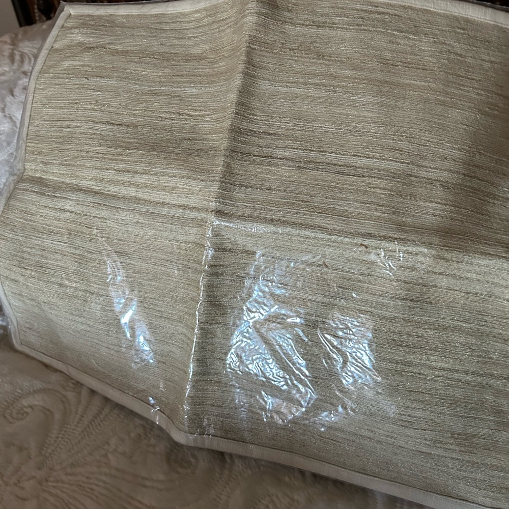 Tussar silk 15 x 20 pillow cover